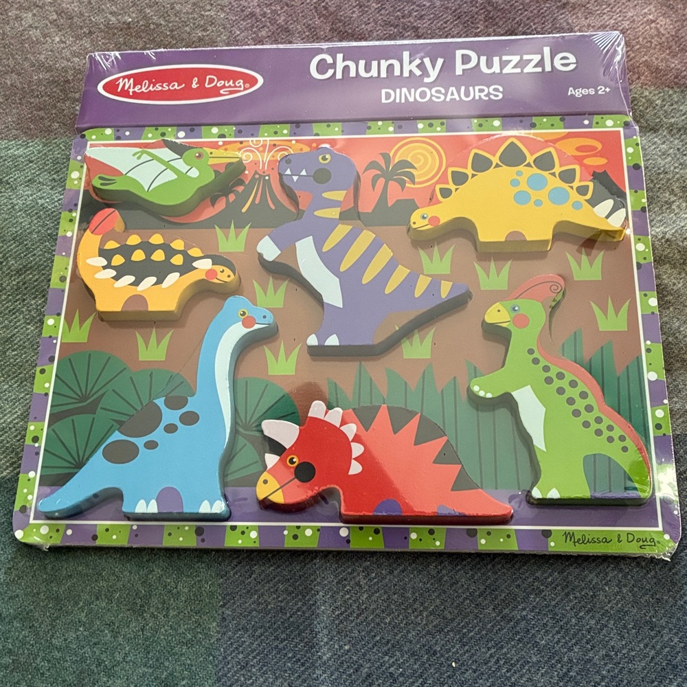 Melissa & Doug Chunky Dinosaur Puzzle -